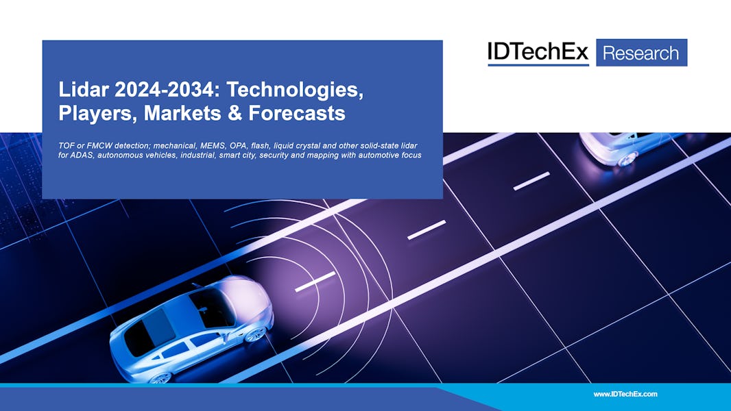 Lidar 2024-2034: Technologien, Akteure, Märkte und Prognosen