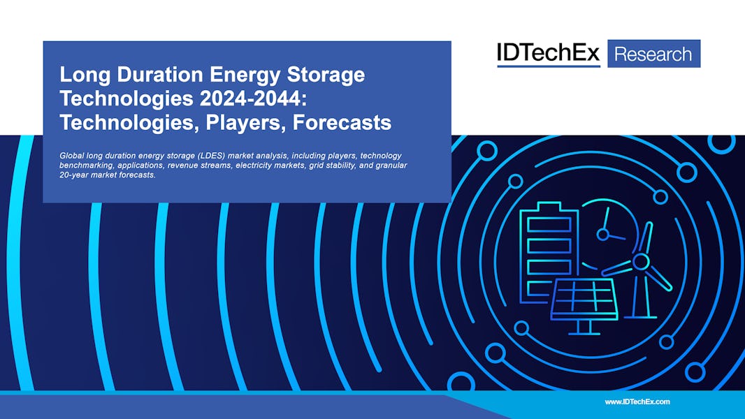 長期エネルギー貯蔵技術 2024-2044年：技術、有力企業、予測