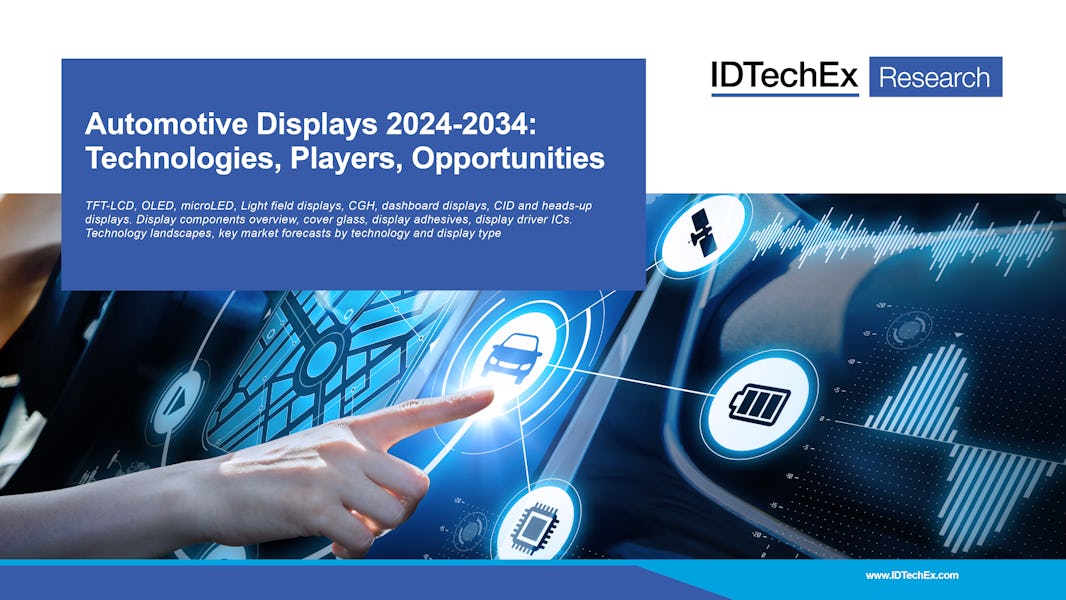 Pantallas automotrices 2024-2034: tecnologías, actores, oportunidades