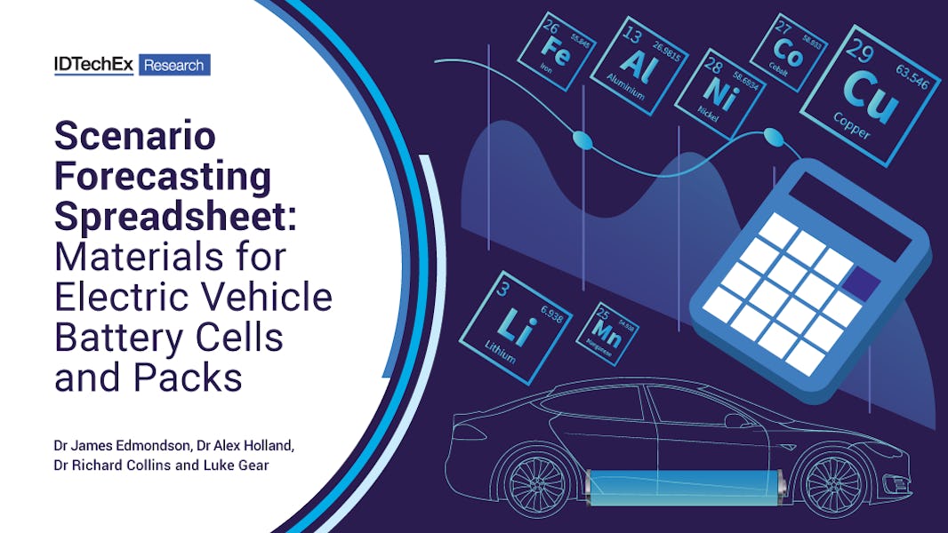 Scenario Forecasting Spreadsheet: Materials for Electric Vehicle Battery Cells and Packs