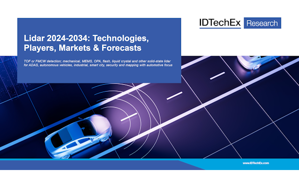 Lidar 2024-2034: Technologies, Players, Markets & Forecasts