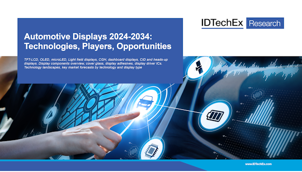 จอแสดงยานยนต์ 2024-2034: เทคโนโลยี ผู้เล่น โอกาส