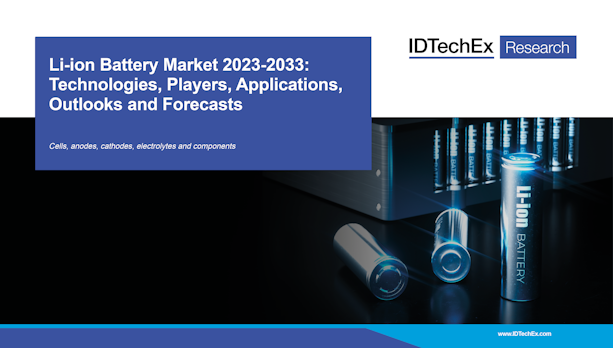 Marché des batteries Li-ion 2023-2033 : technologies, acteurs, applications, perspectives et prévisions