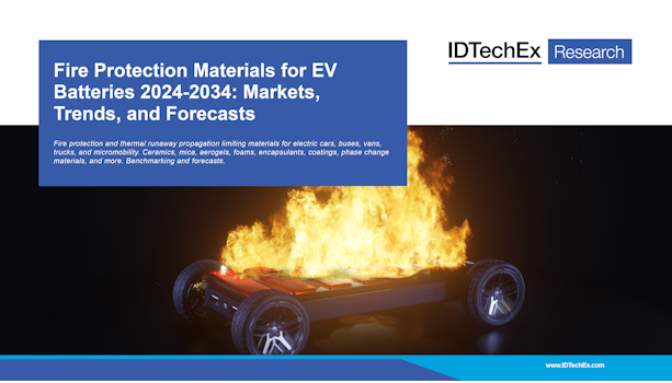 วัสดุป้องกันอัคคีภัยสำหรับแบตเตอรี่ EV 2024-2034: ตลาดแนวโน้มและการคาดการณ์