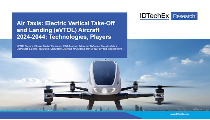 Taxis aériens : avions électriques à décollage et atterrissage verticaux (eVTOL) 2024-2044 : technologies, acteurs