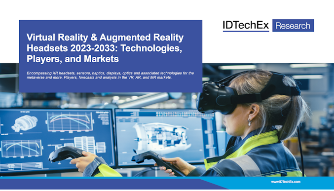 Realtà virtuale, aumentata e mista 2023-2033: tecnologie, attori e mercati