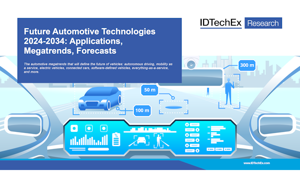 Les technologies automobiles du futur 2024-2034 : applications, mégatendances, prévisions