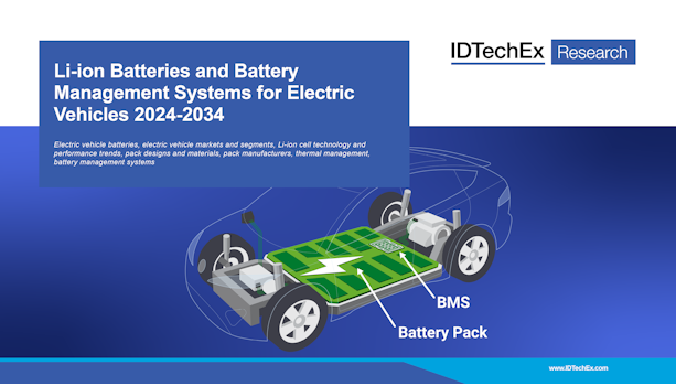 Pacchi batterie agli ioni di litio e sistemi di gestione della batteria per veicoli elettrici 2024-2034